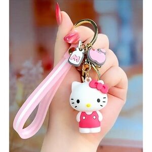 Sanrio Hello Kitty Keychain   Handbag Keyring Keyholder Character Charm New